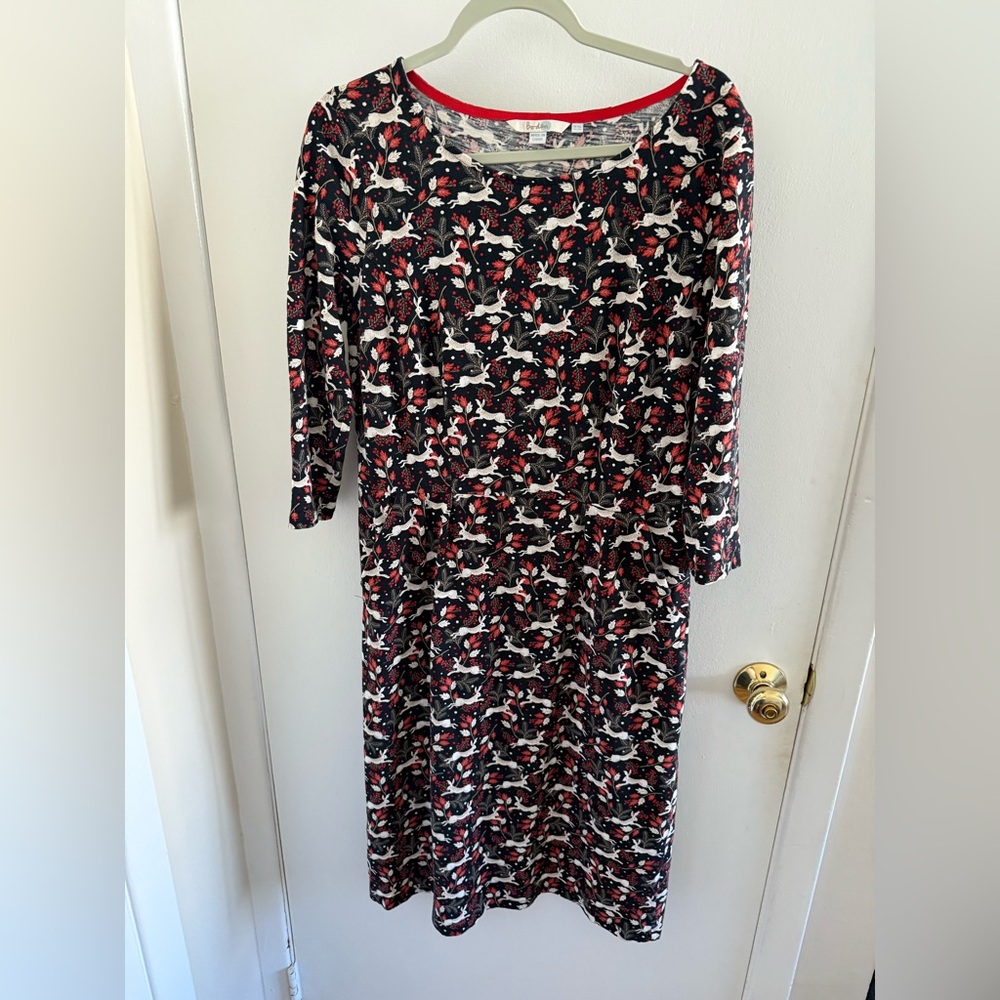 Boden Dress - Rabbit Print Women's Dress Tall